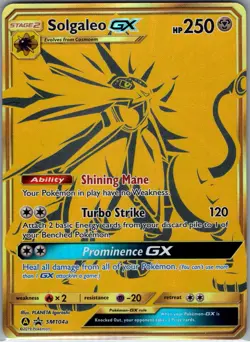 Solgaleo GX SM104a SM Promos - Pokemon Card - LP - Image 1