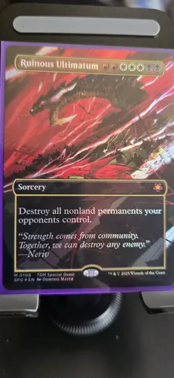 Ruinous Ultimatum (Borderless) Special Guests Foil - Image 1