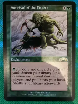 MTG - Exodus - Survival of the Fittest Rare Un-Played - NM Quality - Image 1