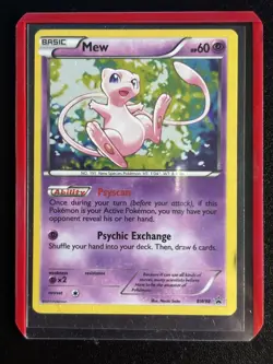 Pokemon Mew Holo Black & White Promo BW98 VERY LIGHTLY PLAYED & VERY RARE - Image 3