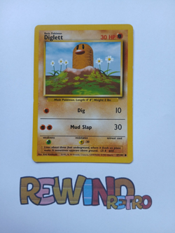 Pokemon TCG Diglett Base Set 47/102 - Image 1