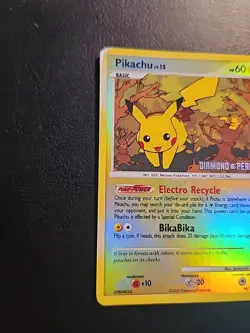 Pikachu - 94/123 - Dmg/HP - Reverse Holo - BK Promo Pokemon Burger King 2007 - Image 2