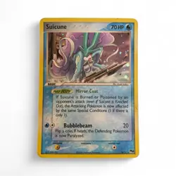 Suicune Holo #4/17 POP Series 2 - Moderate/Heavy Play - Pokemon TCG - Image 1