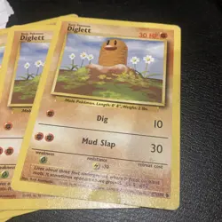 Pokemon TCG Diglett Base Set 47/102 Regular Unlimited Common - Image 2