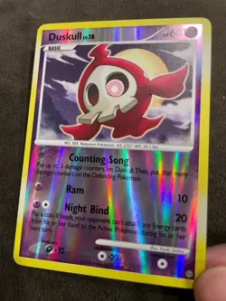 Duskull Shiny SH2 Reverse Holo Rare D&P Stormfront Secret Rare Pokemon TCG LP - Image 4