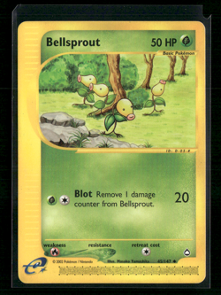 2002 Pokemon Bellsprout 045/147 Aquapolis Regular LP - Image 1