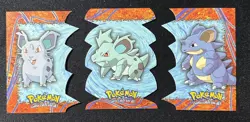 2000 Topps Pokemon Series 3 Die-Cut Evolution Lot Nidoran Nidorina Nidoqueen - Image 1