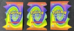2000 Topps Pokemon Series 3 Die-Cut Evolution Lot Nidoran Nidorina Nidoqueen - Image 2