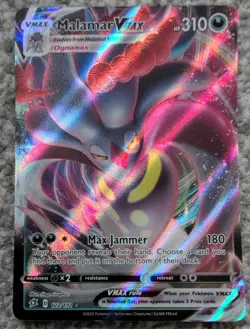 Pokemon TCG Malamar VMAX Rebel Clash 122/192 Holo Ultra Rare - Image 1