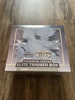 Pokemon Center Sword and Shield Chilling Reign Elite Trainer Box ETB Sealed New - Image 1