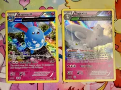 Azumarill togekiss Holo Rare XY Primal Clash Pokemon TCG NM - Image 1