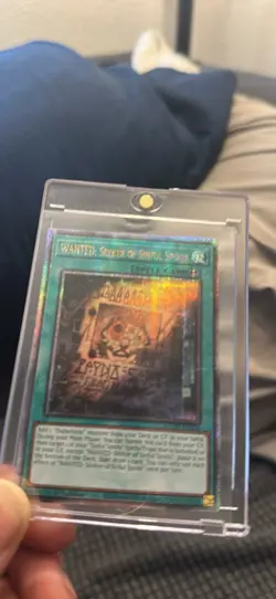 WANTED: SEEKER OF SINFUL SPOILS * QUARTER CENTURY SECRET RARE AGOV-EN053 YUGIOH! - Image 2