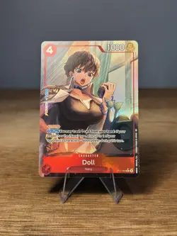 Doll OP11-008 Alt Art R A Fist Of Divine Speed One Piece Card Game English - Image 1