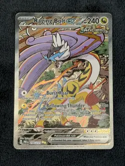 Raging Bolt ex 166/131 Pokemon Card Scarlet & Violet Holo Ultra Rare SV SIR - NM - Image 4