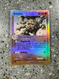 Pokemon TCG Cards Graveler 30/97 Dragon Reverse Holo LP - Image 1
