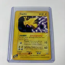 Pokemon TCG Zapdos Aquapolis 44/147 Non-Holo Card 2002 NM-VLP Condition - Image 1