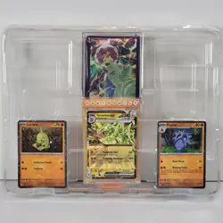 Tyranitar ex Collection Box Promos Pupitar Larvitar Sleeves w/Card Stand - Image 1
