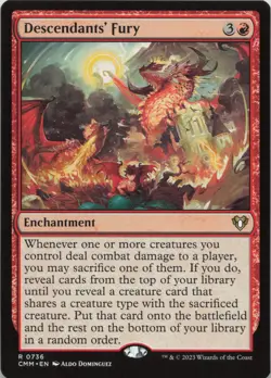 Descendants' Fury R Commander Masters 736 LP-NM - Image 1