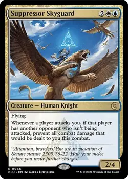 SUPPRESSOR SKYGUARD Rare R 0046 CLU EN MTG Magic - RAVNICA: CLUE EDITION - 2024 - Image 1