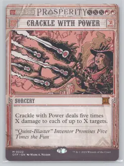 Crackle with Power Normal M Outlaws of Thunder Junction: Breaking News 22 NM - Image 1