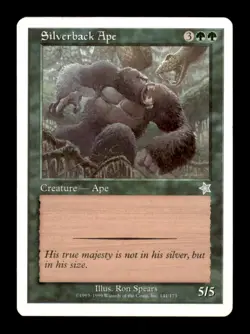MTG Silverback Ape LP Light Play Starter 1999 [1297] - Image 1