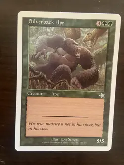 Silverback Ape Starter 1999 LP Green Uncommon MAGIC - Image 1