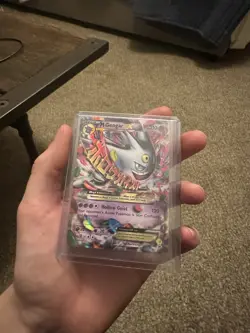 Pokemon TCG Mega Gengar EX Black Star Promos XY166 Shiny Holo Rare - Image 1