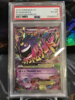 2014 Mega Gengar EX PSA 6 Phantom Forces 35/119 - Pokemon XY EX-MT Holo Rare - Image 1