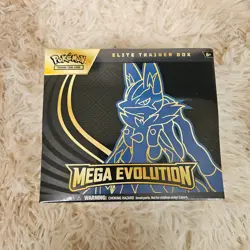 Pokemon TCG Mega Evolutions Lucario Elite Trainer Box ETB - Image 1