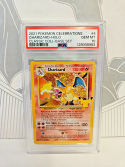 PSA 10 Charizard 4/102 2021 Pokemon Celebrations Classic Collection - Image 1