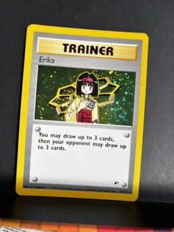2000 Pokemon Gym Heroes #16/132 ERIKA Holo Rare LP+ - Image 3