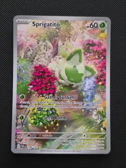 Pokemon TCG Sprigatito 196/193 Paldea Evolved Illustration Rare Mint / NM - Image 1