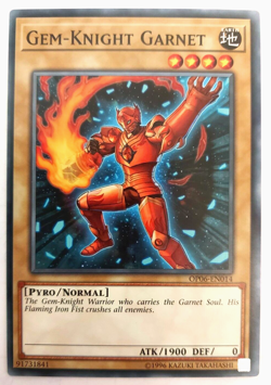 Yugioh Gem-Knight Garnet - Common - OP06-EN014 - N/M - Ultd.Ed. - Image 1