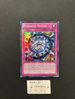 Yugioh - Pyroxene Fusion - Super Rare - HA06-EN028 - 1st Edition - NM/VLP - Image 1