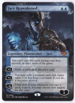 Jace Reawakened (Borderless) M Outlaws of Thunder Junction 306 NM - Image 1