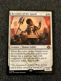 Magic The Gathering MTG - Recruiter of the Guard - Modern Horizons 3 - Image 1