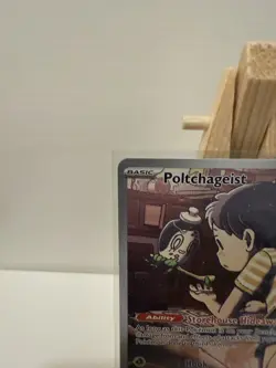 Pokemon TCG Poltchageist 171/167 Twilight Masquerade Full Art Holo Near Mint - Image 3