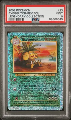 PSA 9 🌴 2002 POKEMON LEGENDARY COLLECTION #23 EXEGGUTOR REVERSE FOIL - Image 1