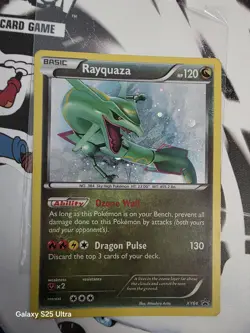 Pokemon TCG Rayquaza XY64 Promo Holo Card Near Mint Condition - Image 1