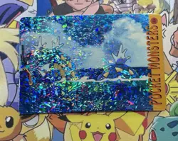 Pokemon Vintage Pocket Monsters Vending HOLO Prism Sticker 1999 Bandai Nintendo - Image 3