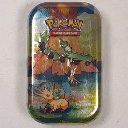 Paldea Leafeon Mini Tin - Pokemon TCG Vibrant - Sealed - Image 1