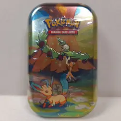 Paldea Leafeon Mini Tin - Pokemon TCG Vibrant - Sealed - Image 2