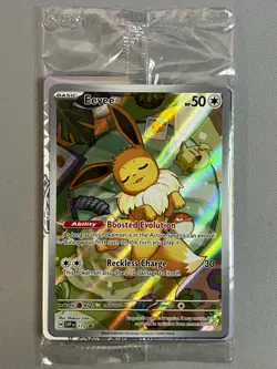 SEALED EEVEE SVP173 POKEMON TCG PRISMATIC EVOLUTIONS ILLUSTRATION RARE PROMO - Image 1