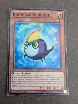 YuGiOh! Rainbow Kuriboh SR01-EN022 1st Ed - Image 1