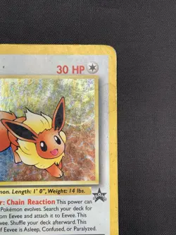 Pokemon Eevee Holo Card 11/53 WOTC Promo DMG Condition - Image 3