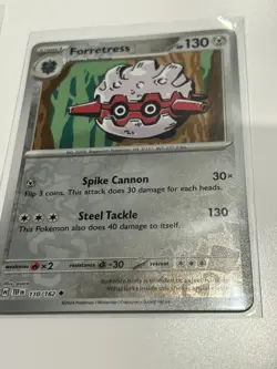 Forretress - 110/162 - Reverse Holo - Temporal Forces - NM/M - Pokemon Card - Image 1