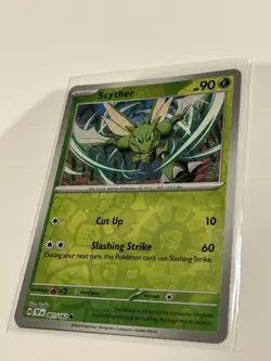 Scyther - 001/162 - Reverse Holo - Temporal Forces - NM/M - Pokemon Card - Image 1