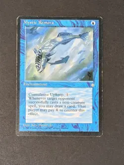 MTG Card - 1x Mystic Remora - Ice Age - HP - Vintage - Magic the Gathering 1995 - Image 5
