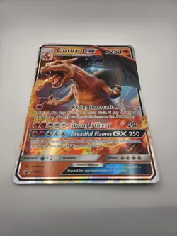 Pokemon TCG Charizard GX SM Black Star Promo SM195 Jumbo Oversized Holo Card New - Image 1
