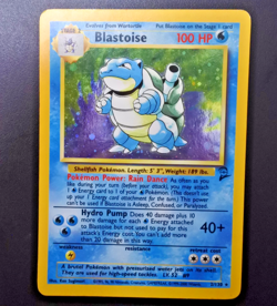 Blastoise 002/130 Base Set 2 Rare Holo - Pokemon Trading Card TCG MP - Image 1